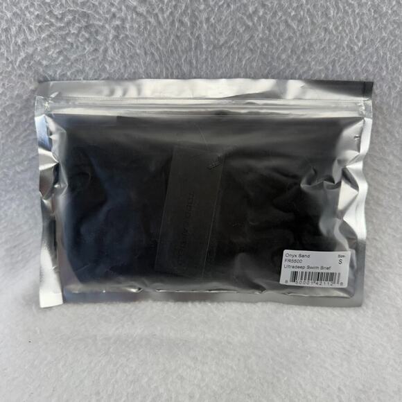 Todd Sanfield Swim Brief Mens Small Black Onyx Sand Ultradeep Solid NEW - Picture 4 of 5